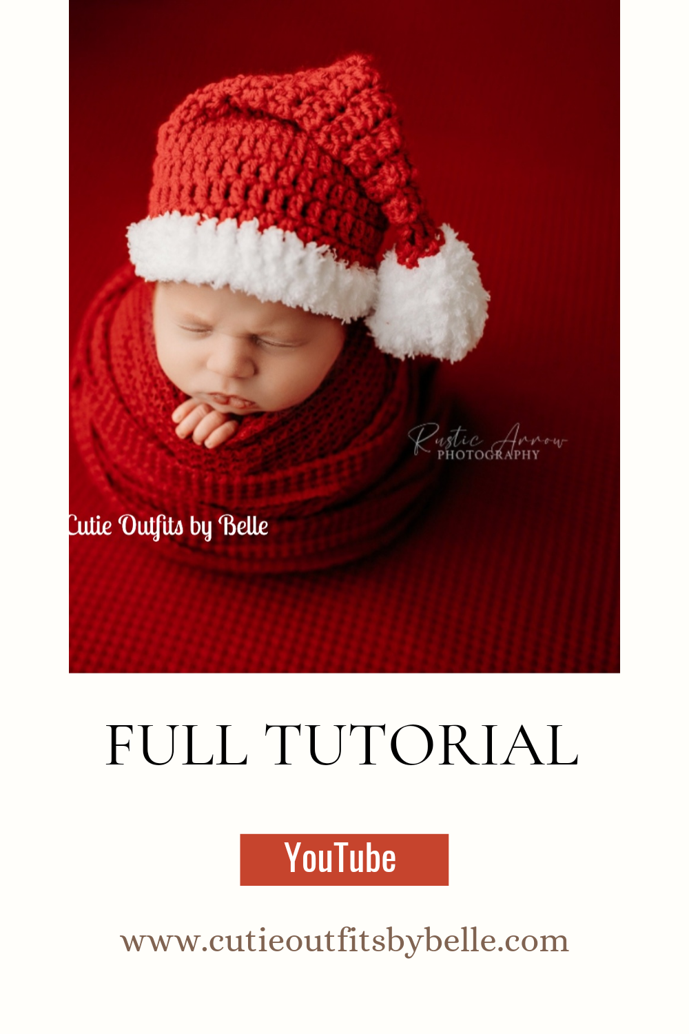 Christmas baby hat tutorial, Crochet Christmas Hat Pattern 