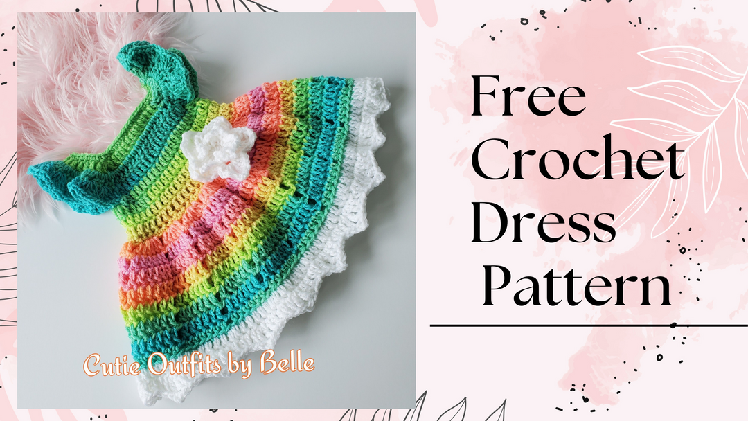 Crochet baby dress free pattern