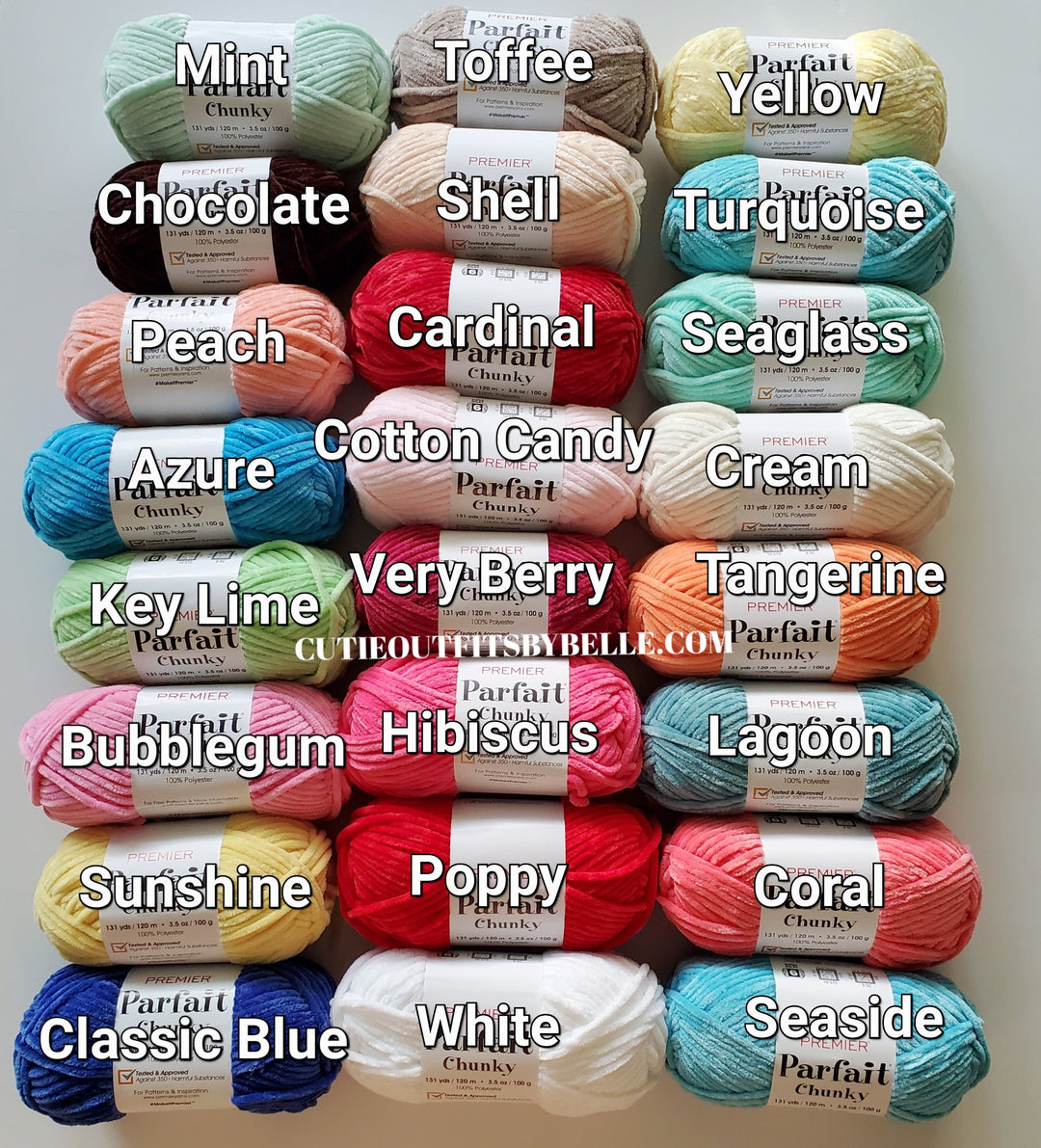 PARFAIT PREMIER YARNS, Knitting Chunky Yarn, Crochet Chunky Yarns