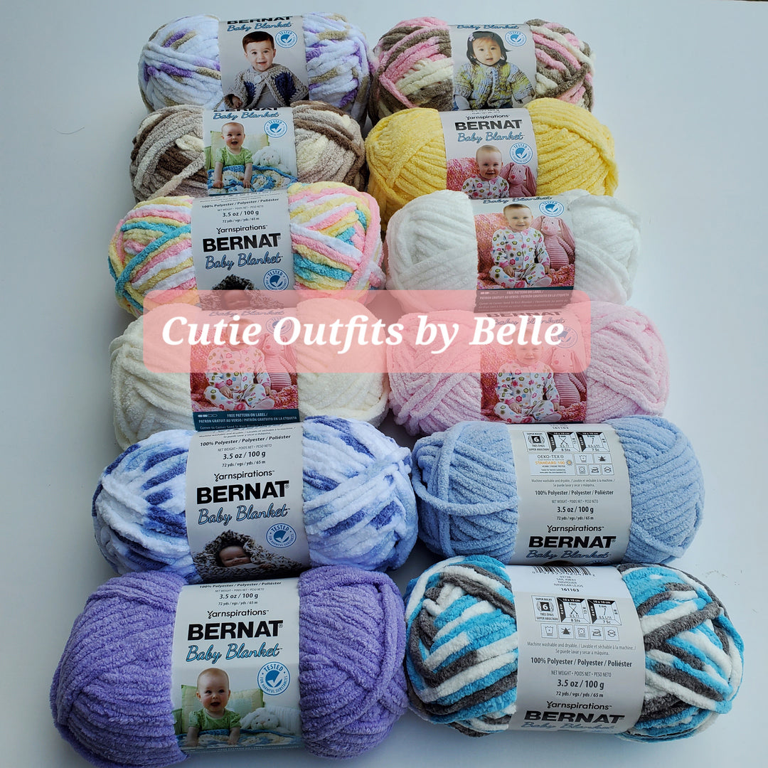 Bernat Baby Blanket SMALL Ball 3.5oz/100g