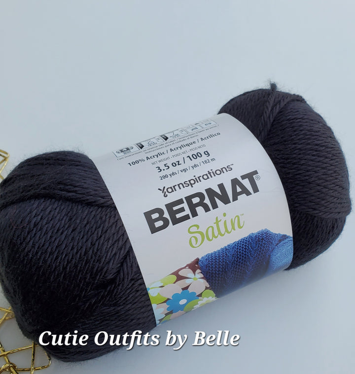 Bernat Satin Yarn, Acrylic Soft  Satin Yarn