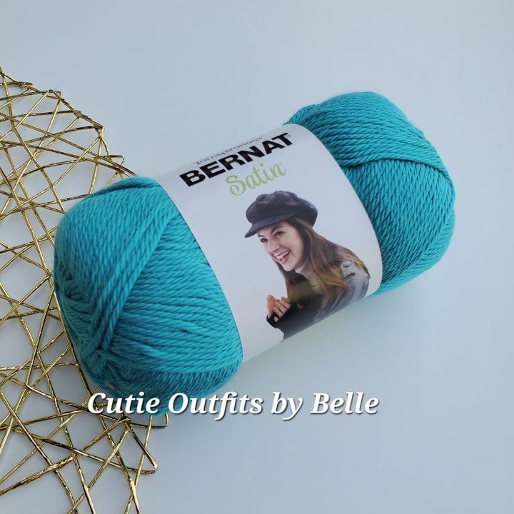 Bernat Satin Yarn, Acrylic Soft  Satin Yarn