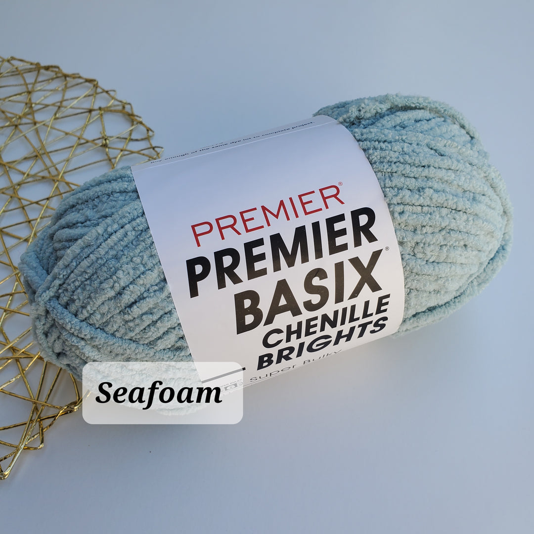 Premier Basix Chenille BRIGHTS, Chunky Yarn, Crochet Plushies Yarn, Chenille Yarn