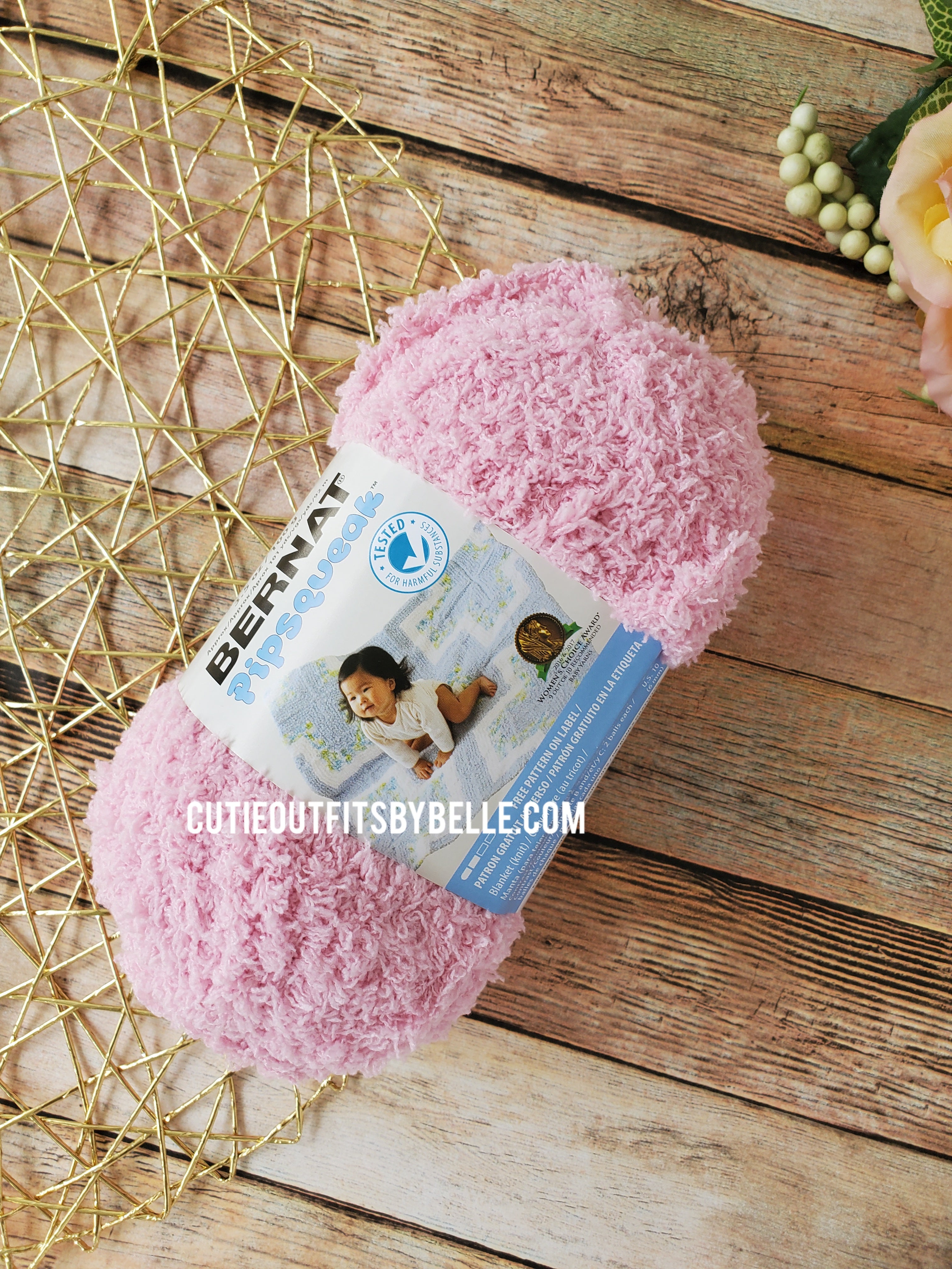 Tickle Me Pink Bernat Pipsqueak Yarn, Soft Bulky Yarn