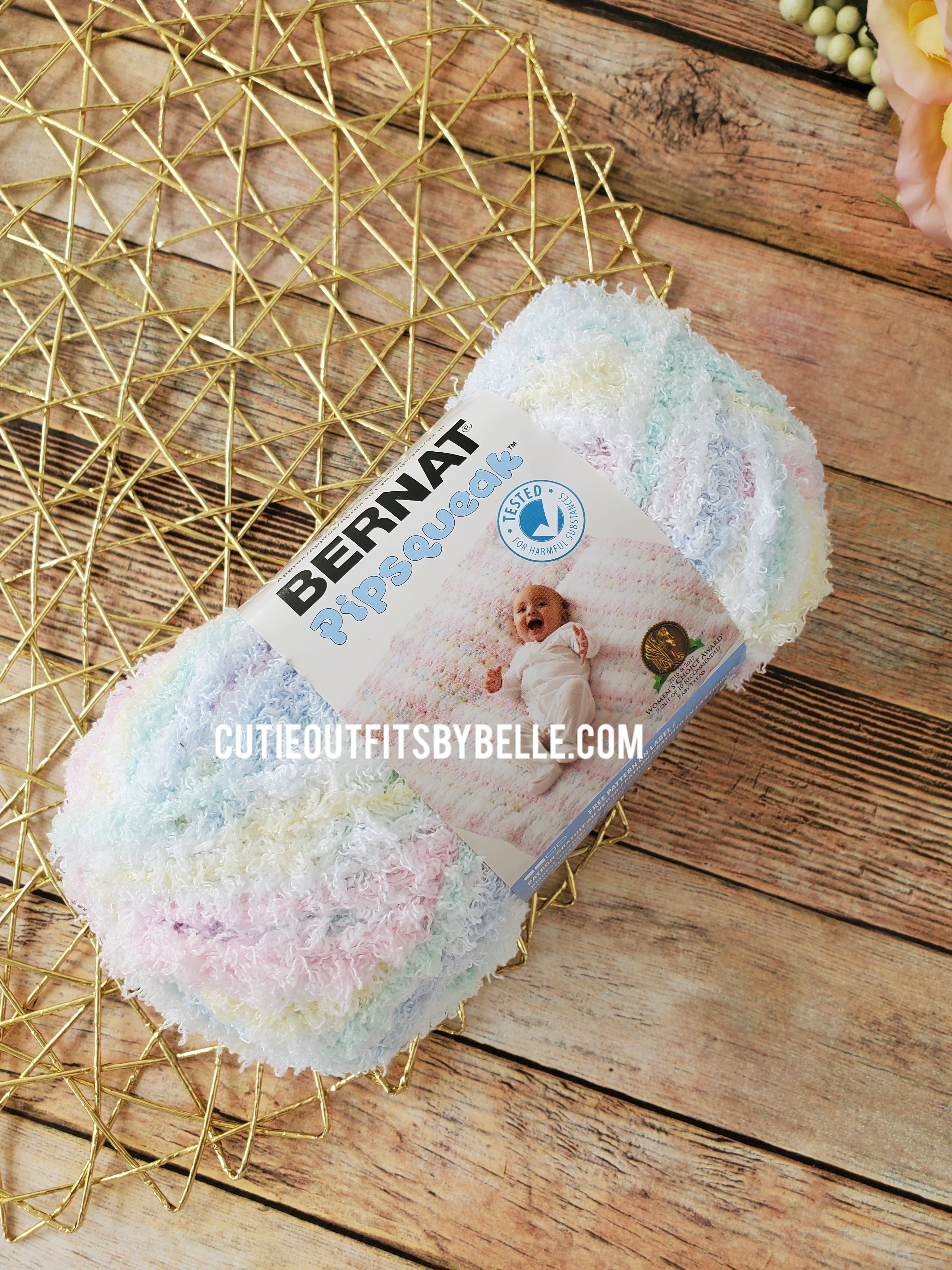 Baby Baby Print Bernat Pipsqueak Yarn, Soft Bulky Yarn