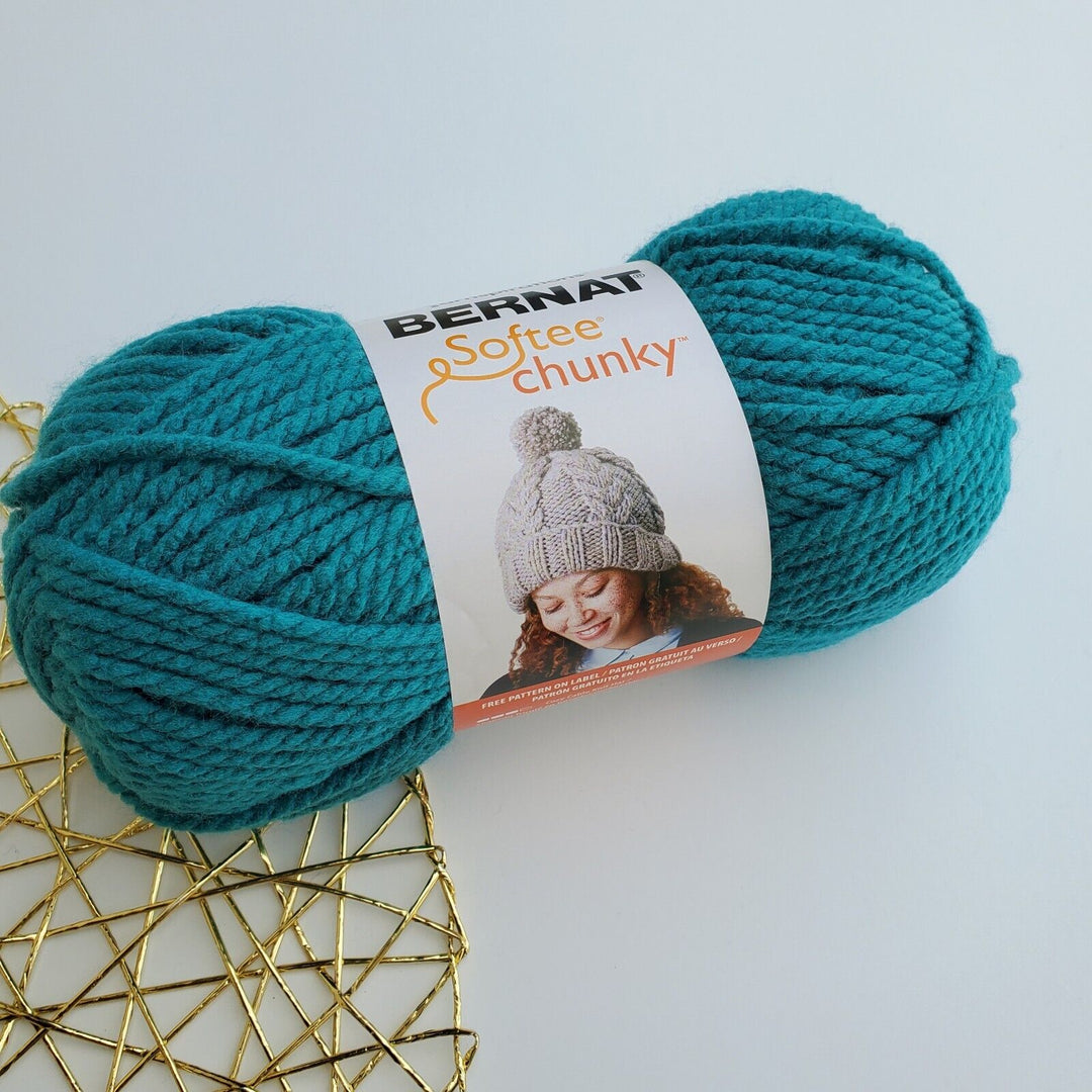 Bernat Softee Chunky Yarn, Acrylic Super Bulky 3.5 oz/100g ,Choose Colors