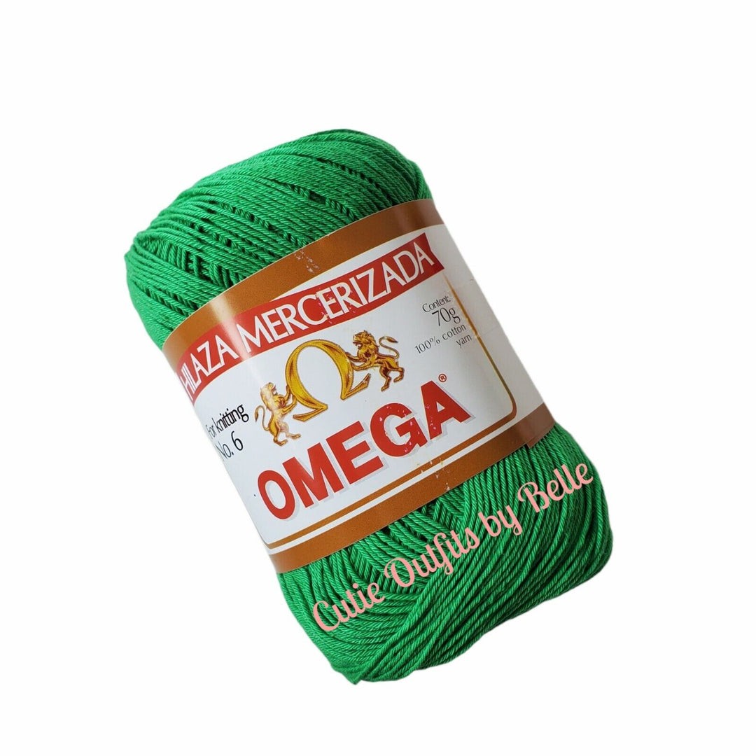 Omega No.6 70grs, Crochet Thread Soft 100% Mercerized Cotton Yarn, Omega Hilazas