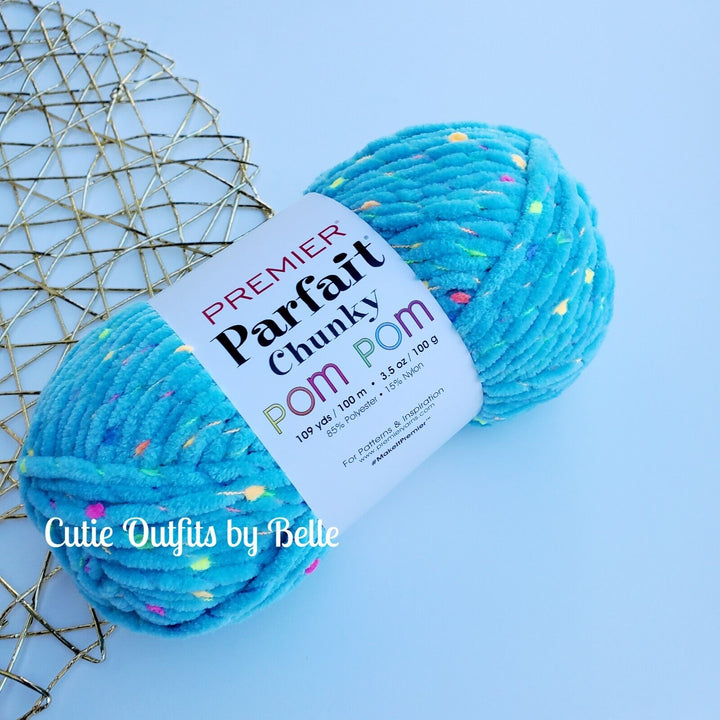 Premier Parfait Chunky POM POM Yarn, Pom Pom Parfait Yarn