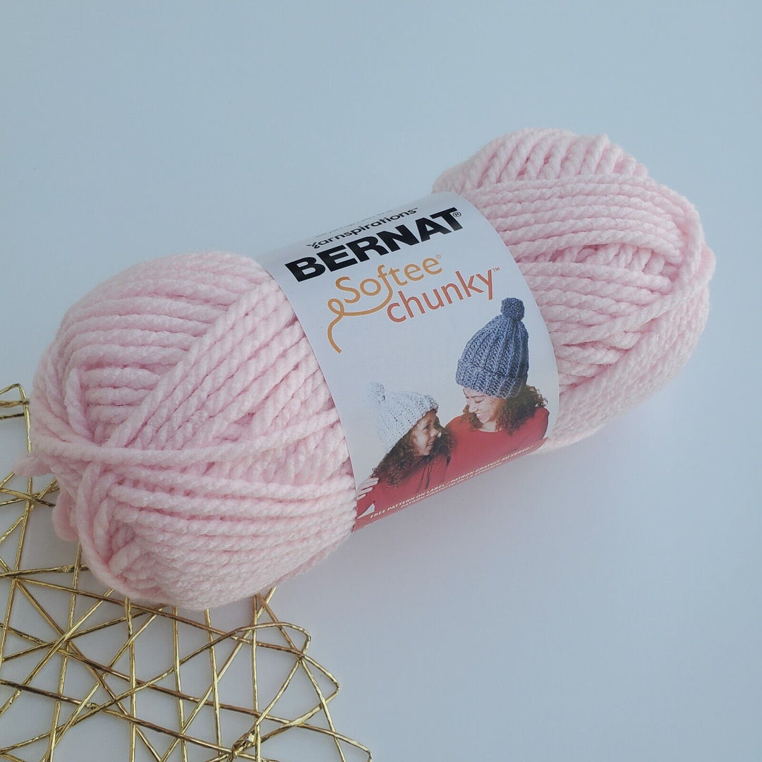 Bernat Softee Chunky Yarn, Acrylic Super Bulky 3.5 oz/100g ,Choose Colors