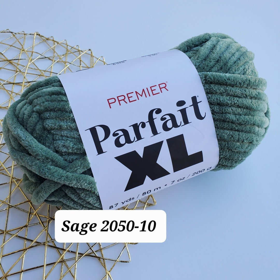 PREMIER Parfait XL, Jumbo 87 yds/7oz Polyester Yarn, Soft Chunky Crochet Yarn