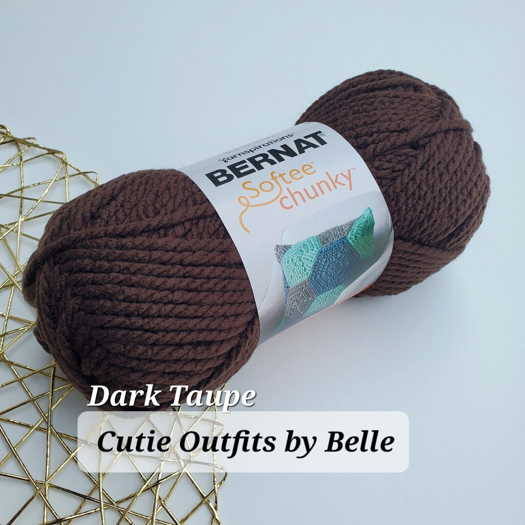 Bernat Softee Chunky Yarn, Acrylic Super Bulky 3.5 oz/100g ,Choose Colors