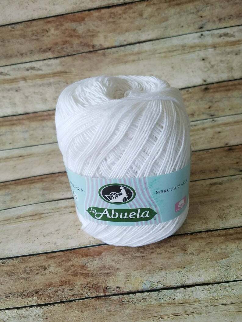 Abuela No.6,Cotton  Omega 100% Mercerized Cotton Yarn, Cotton Abuela Thread Soft