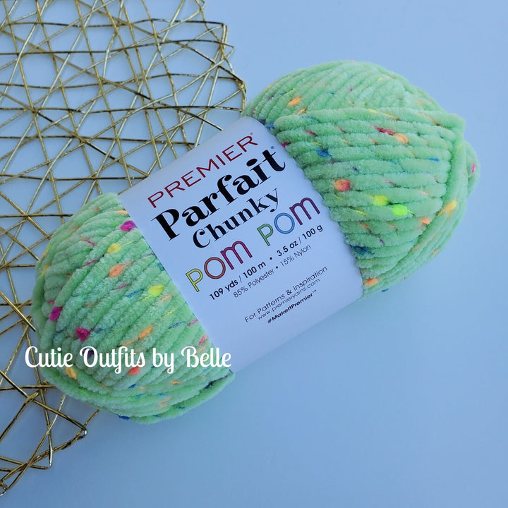 Premier Parfait Chunky POM POM Yarn, Pom Pom Parfait Yarn