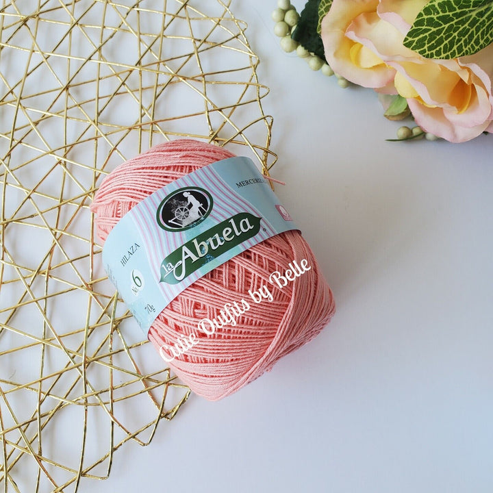 Abuela No.6,Cotton  Omega 100% Mercerized Cotton Yarn, Cotton Abuela Thread Soft