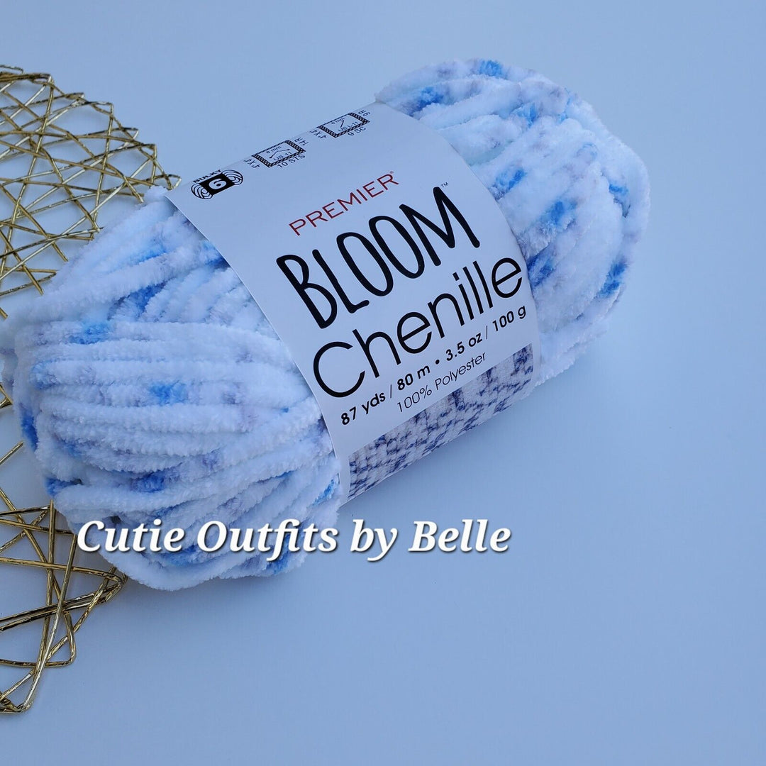 Premier BLOOM Chenille Yarn, Chenille Yarn, Crochet Plushie Yarn,