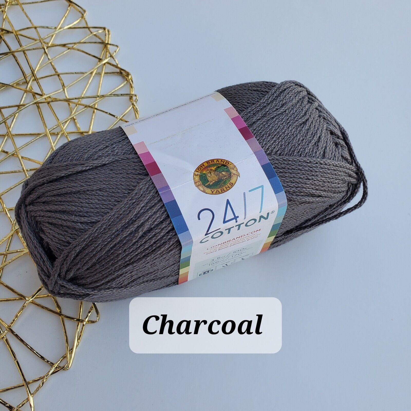 Lion Brand 24/7 Cotton Yarn, Choose Color