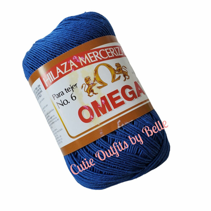 Omega No.6 70grs, Crochet Thread Soft 100% Mercerized Cotton Yarn, Omega Hilazas