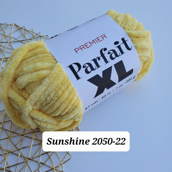 PREMIER Parfait XL, Jumbo 87 yds/7oz Polyester Yarn, Soft Chunky Crochet Yarn