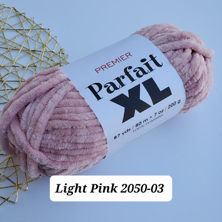 PREMIER Parfait XL, Jumbo 87 yds/7oz Polyester Yarn, Soft Chunky Crochet Yarn