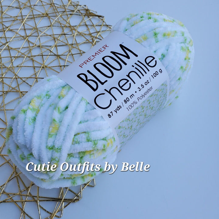 Premier BLOOM Chenille Yarn, Chenille Yarn, Crochet Plushie Yarn,