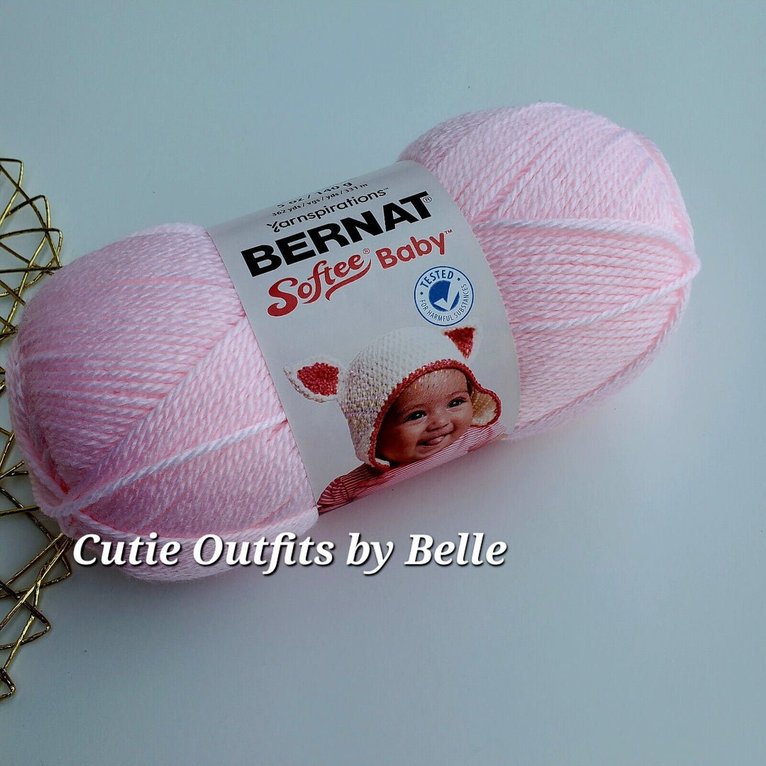 SALE! Bernat Softee Baby Yarn,5 oz/140g Light Weight Acrylic Yarn