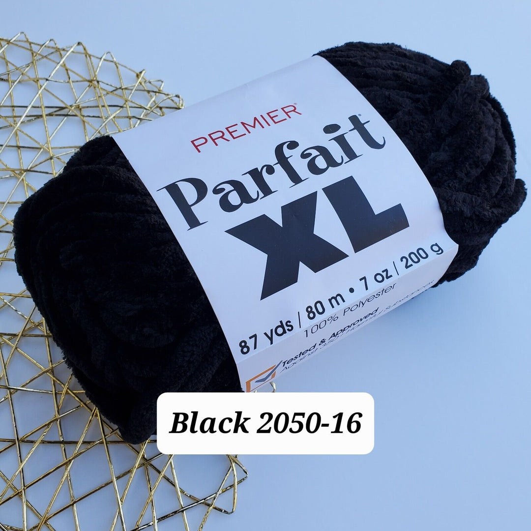 PREMIER Parfait XL, Jumbo 87 yds/7oz Polyester Yarn, Soft Chunky Crochet Yarn