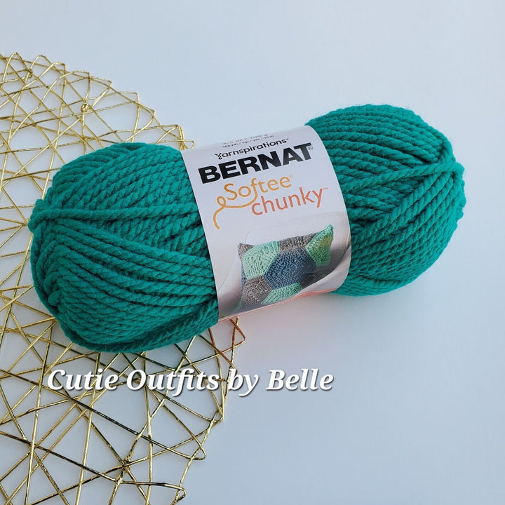 Bernat Softee Chunky Yarn,  3.5oz Bulky #6 Yarn, Choose Color