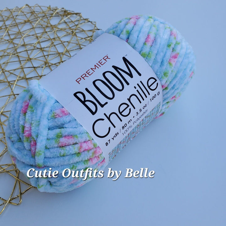 Premier BLOOM Chenille Yarn, Chenille Yarn, Crochet Plushie Yarn,