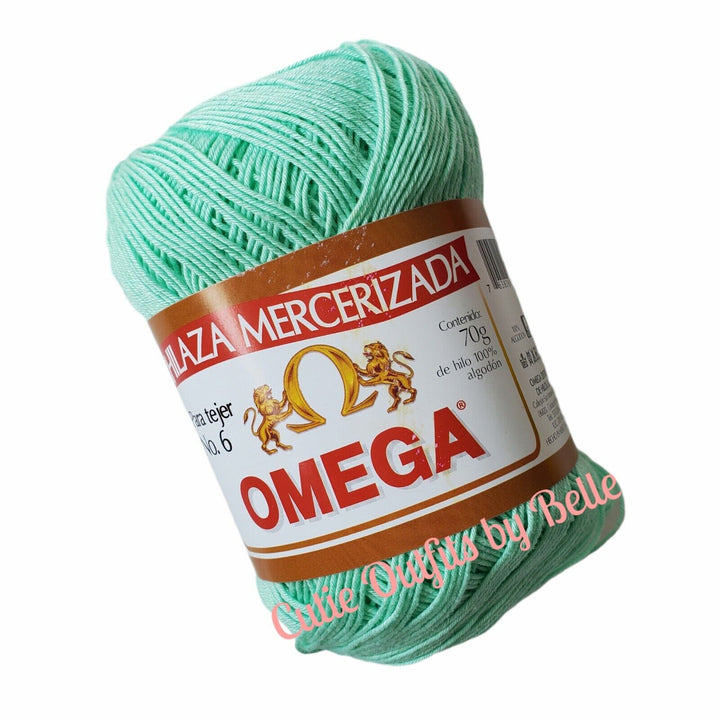 Omega No.6 70grs, Crochet Thread Soft 100% Mercerized Cotton Yarn, Omega Hilazas