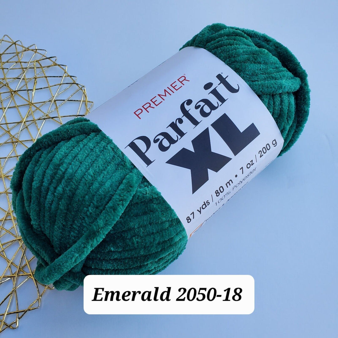 PREMIER Parfait XL, Jumbo 87 yds/7oz Polyester Yarn, Soft Chunky Crochet Yarn