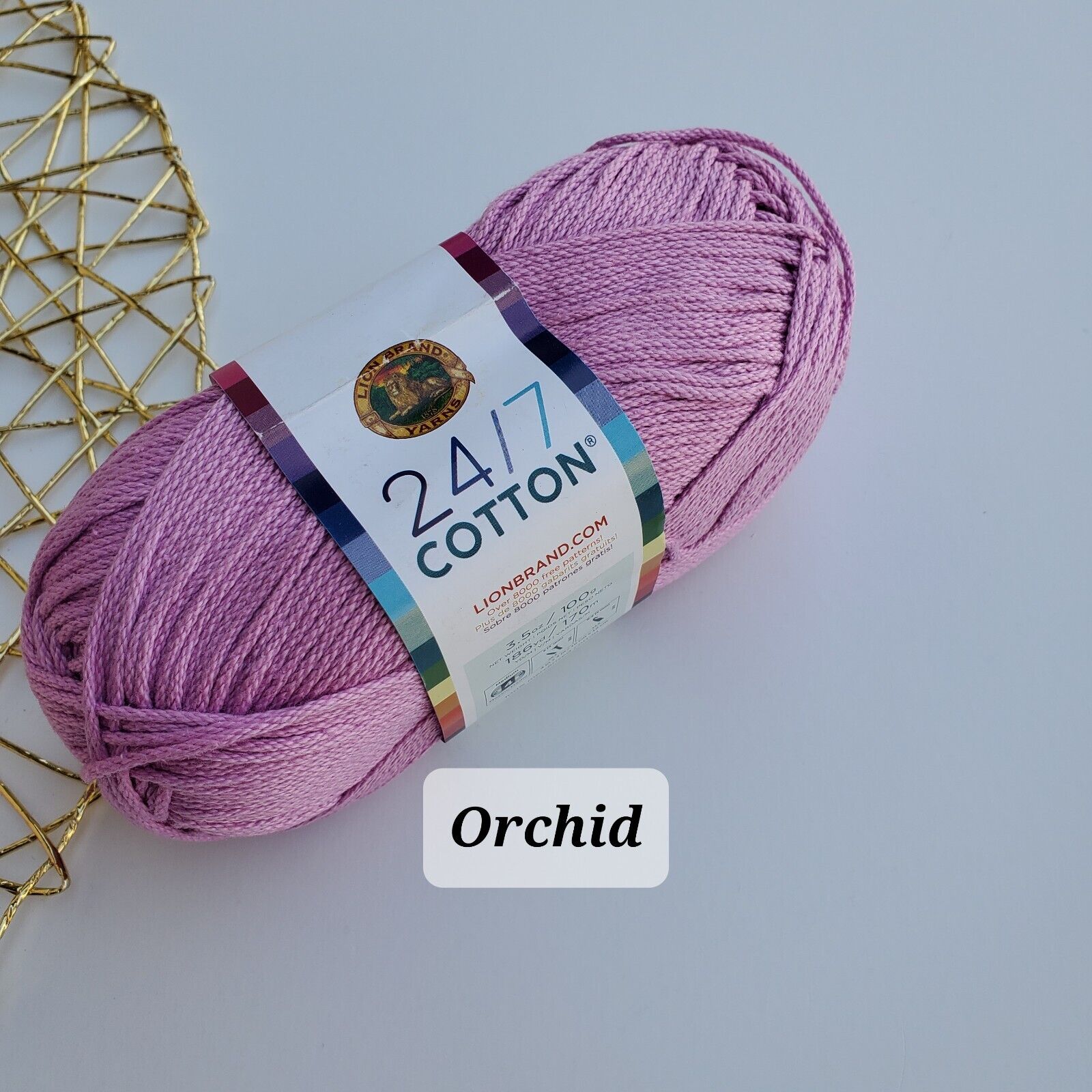 Lion Brand 24/7 Cotton Yarn, Choose Color