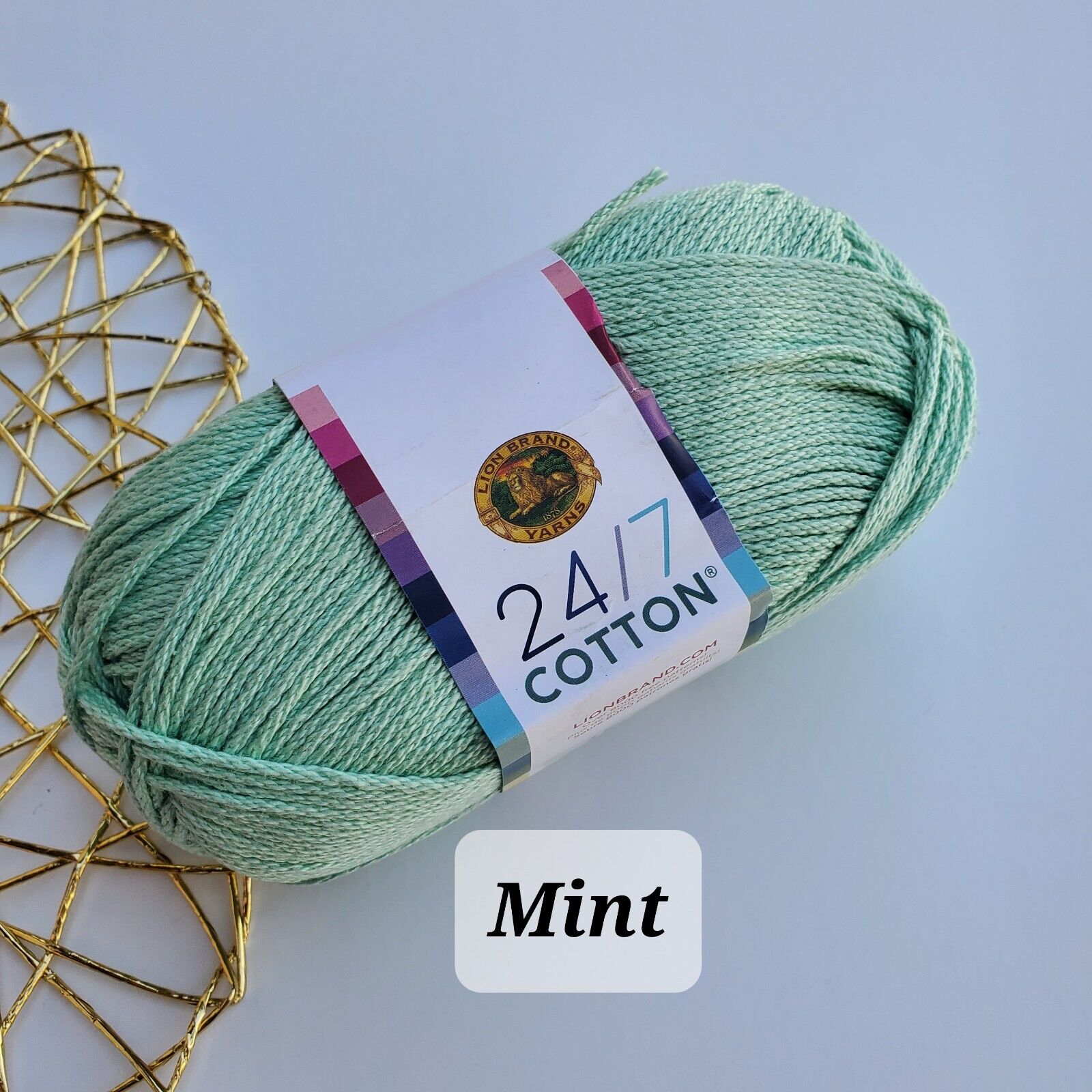Lion Brand 24/7 Cotton Yarn, Choose Color