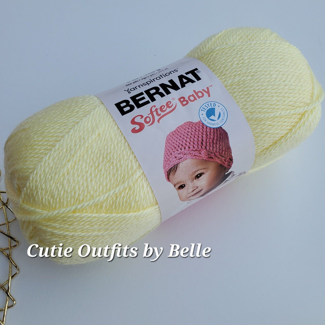 SALE! Bernat Softee Baby Yarn,5 oz/140g Light Weight Acrylic Yarn