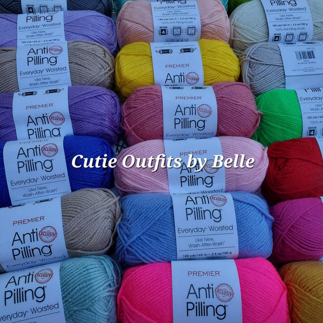 Premier Anti-Pilling Everyday Worsted Yarn, CHOOSE COLOR