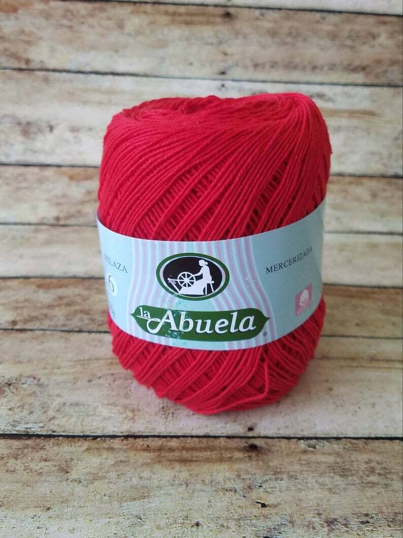 Abuela No.6,Cotton  Omega 100% Mercerized Cotton Yarn, Cotton Abuela Thread Soft