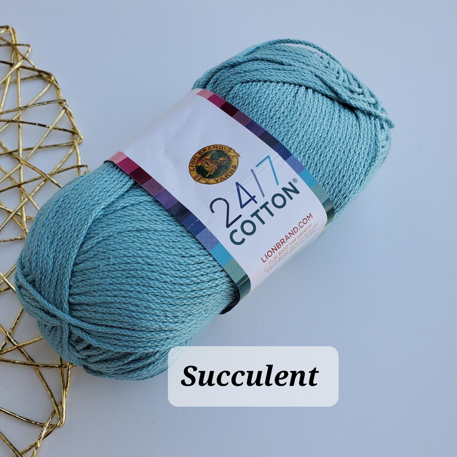 Lion Brand 24/7 Cotton Yarn, Choose Color