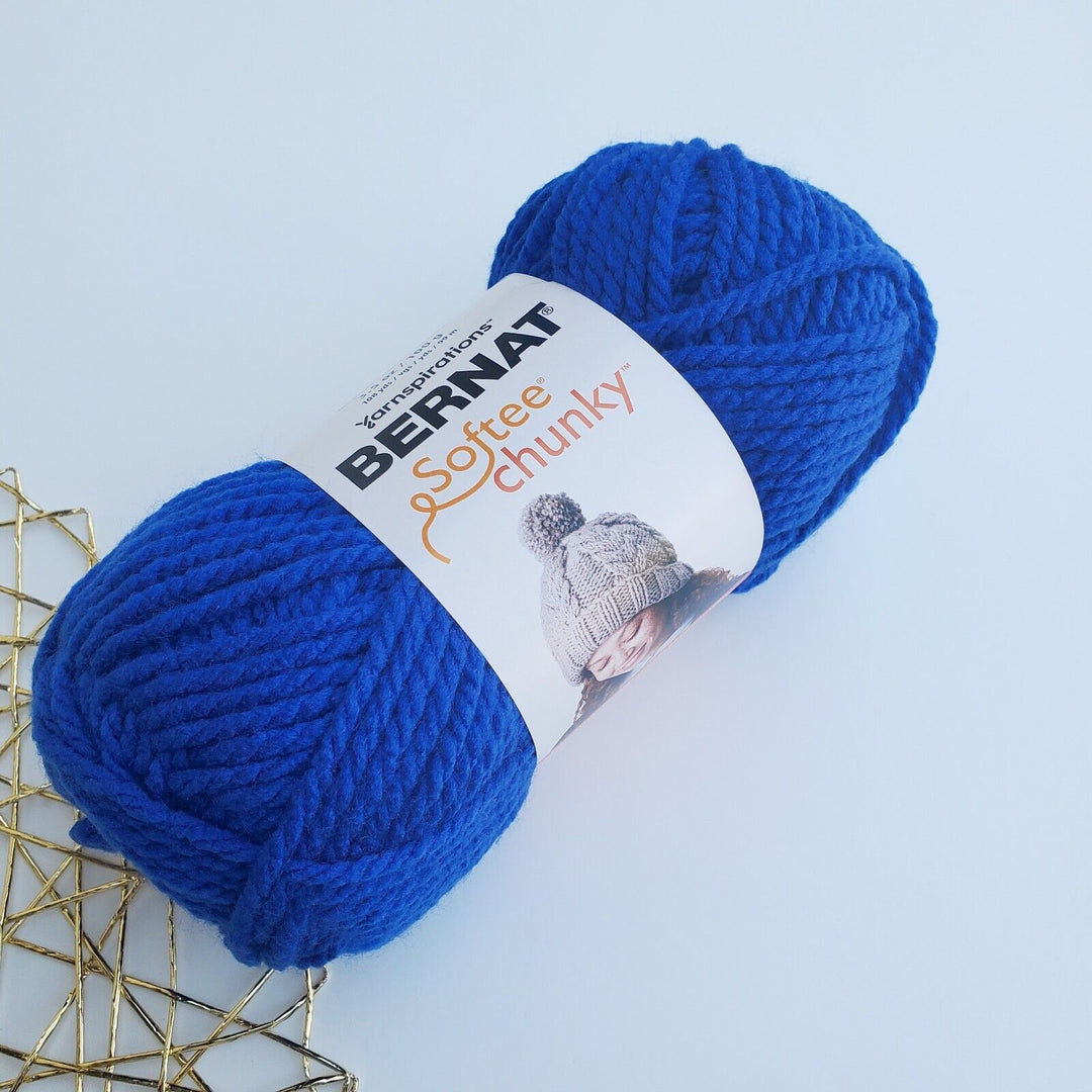 Bernat Softee Chunky Yarn, Acrylic Super Bulky 3.5 oz/100g ,Choose Colors