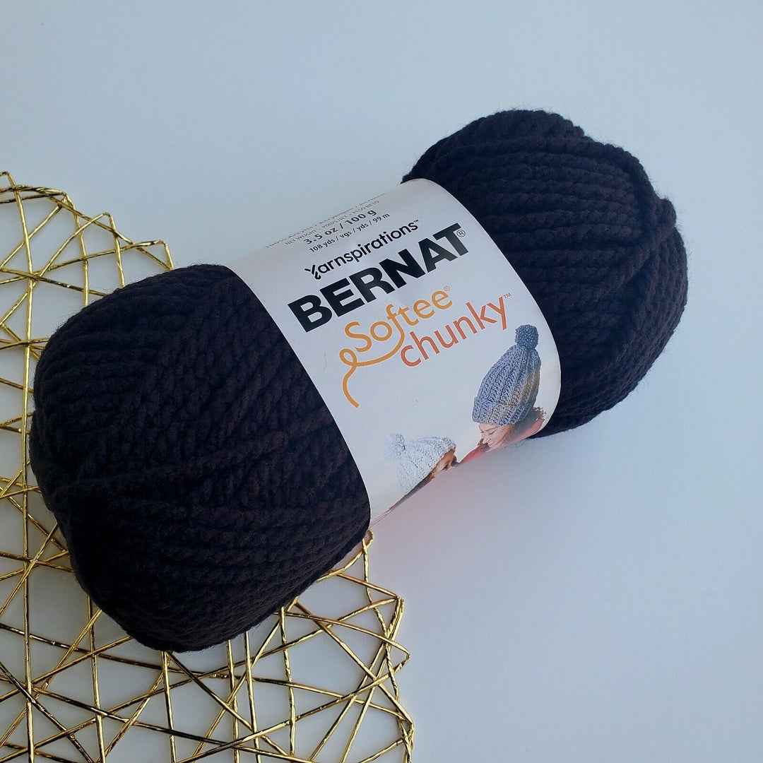 Bernat Softee Chunky Yarn, Acrylic Super Bulky 3.5 oz/100g ,Choose Colors