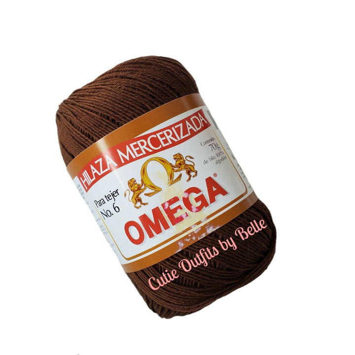 Omega No.6 70grs, Crochet Thread Soft 100% Mercerized Cotton Yarn, Omega Hilazas