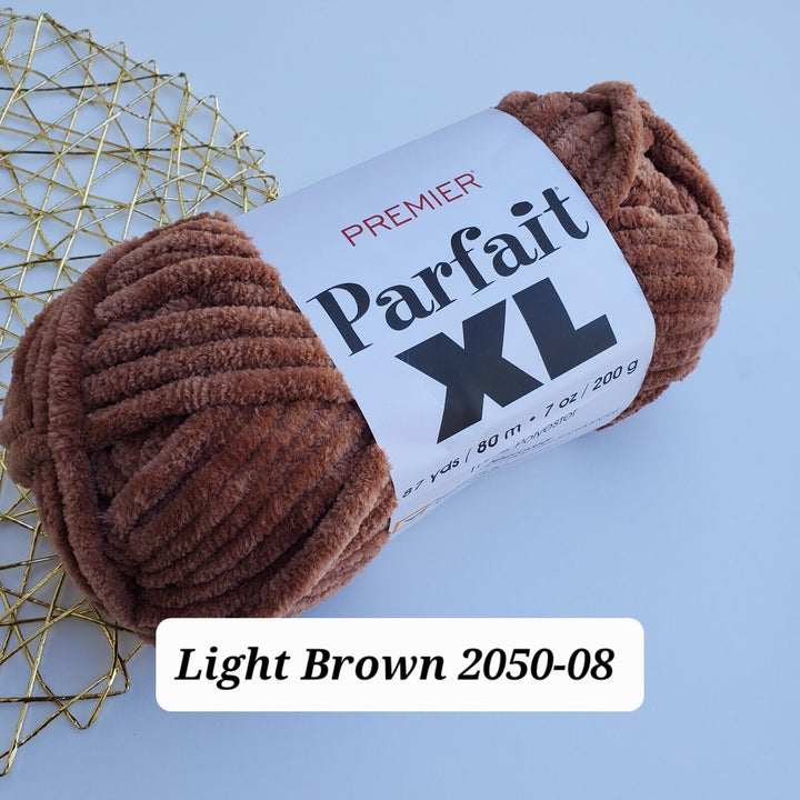 PREMIER Parfait XL, Jumbo 87 yds/7oz Polyester Yarn, Soft Chunky Crochet Yarn