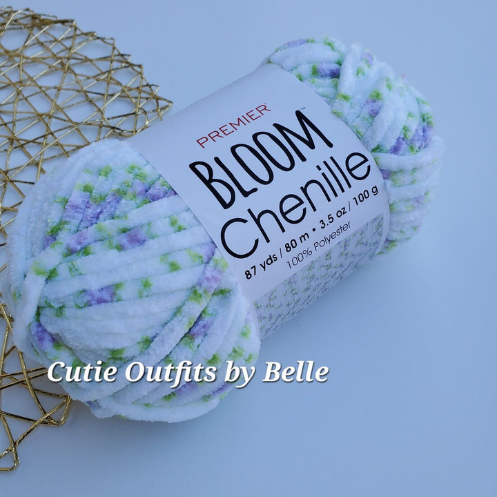 Premier BLOOM Chenille Yarn, Chenille Yarn, Crochet Plushie Yarn,