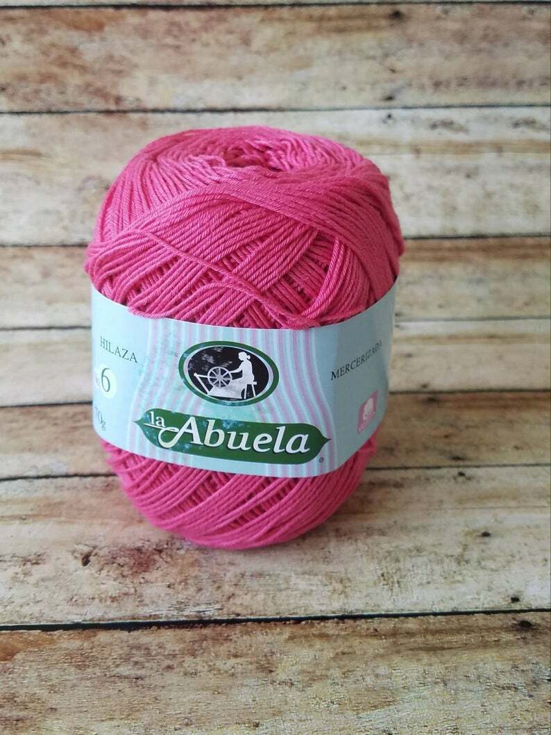 Abuela No.6,Cotton  Omega 100% Mercerized Cotton Yarn, Cotton Abuela Thread Soft