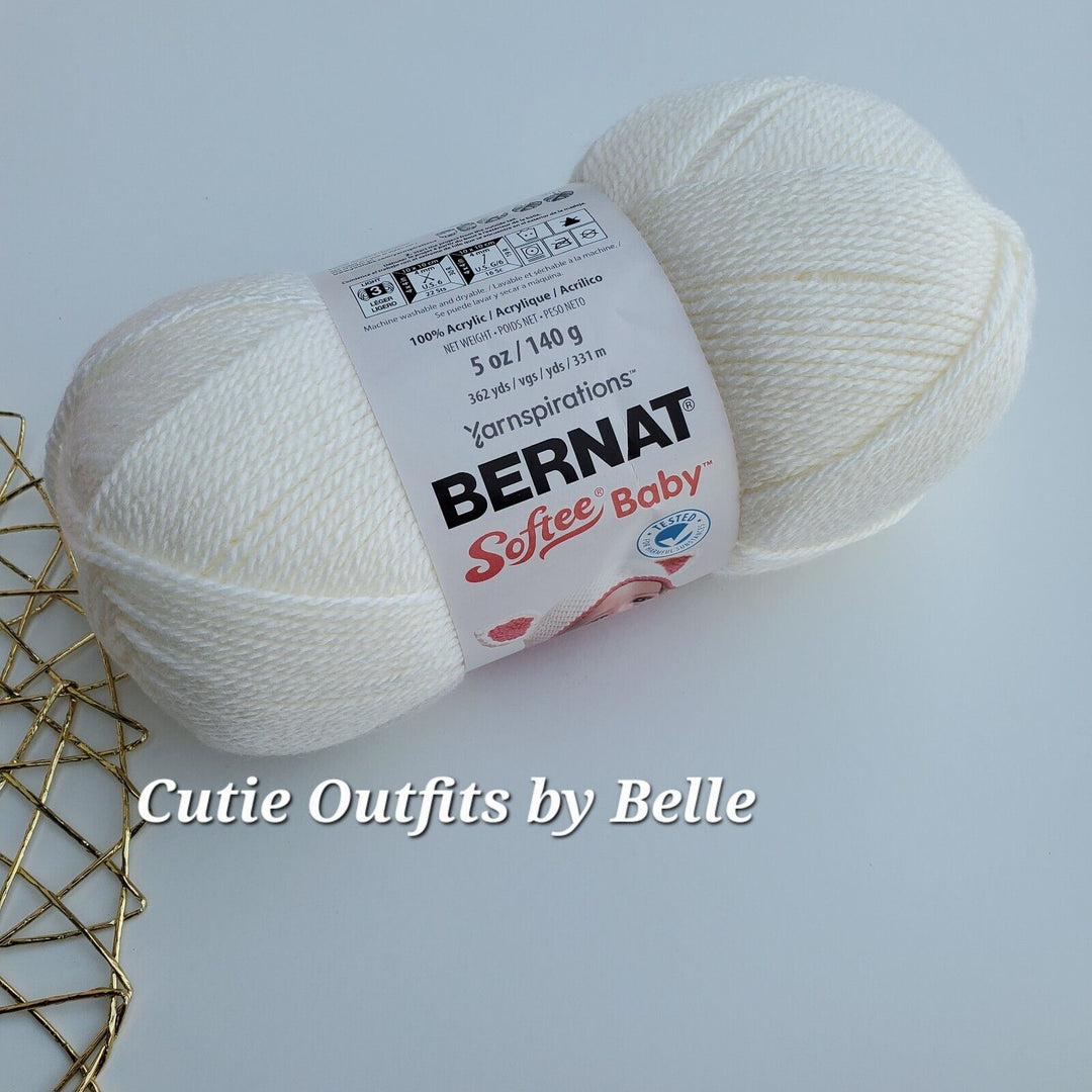 SALE! Bernat Softee Baby Yarn,5 oz/140g Light Weight Acrylic Yarn