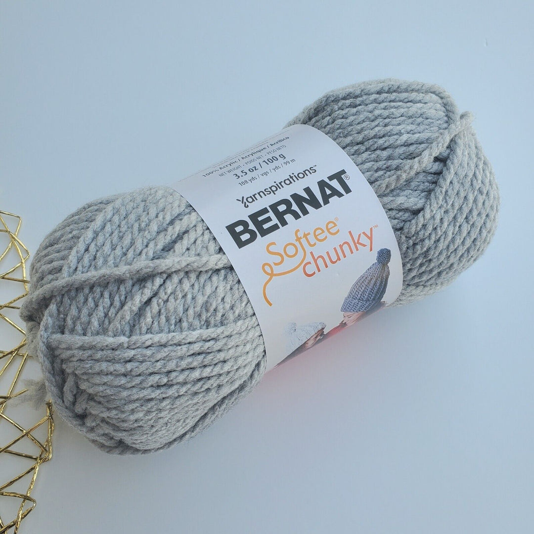 Bernat Softee Chunky Yarn, Acrylic Super Bulky 3.5 oz/100g ,Choose Colors