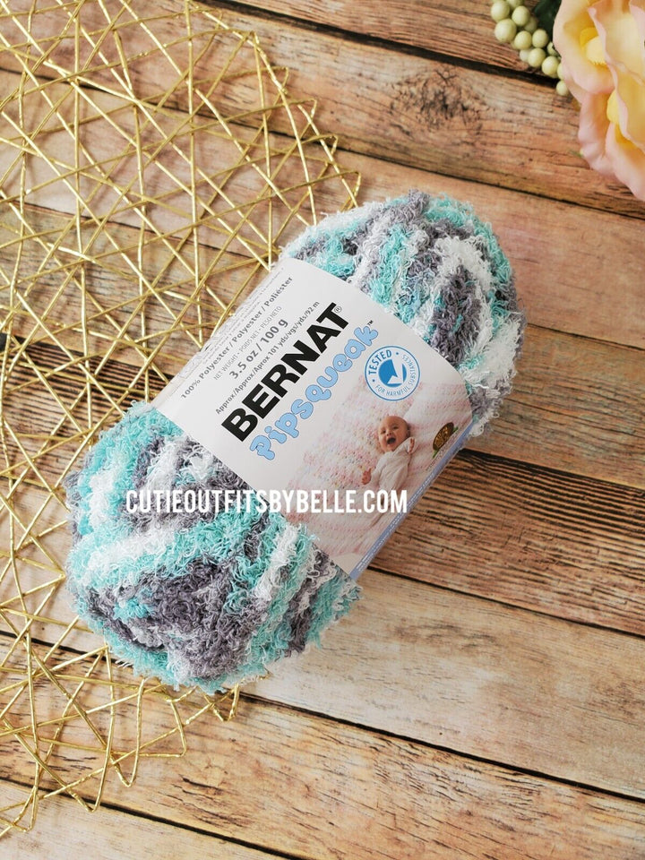 Bernat Pipsqueak Yarn, 1 SKEIN Polyester Bulky #5 Yarn