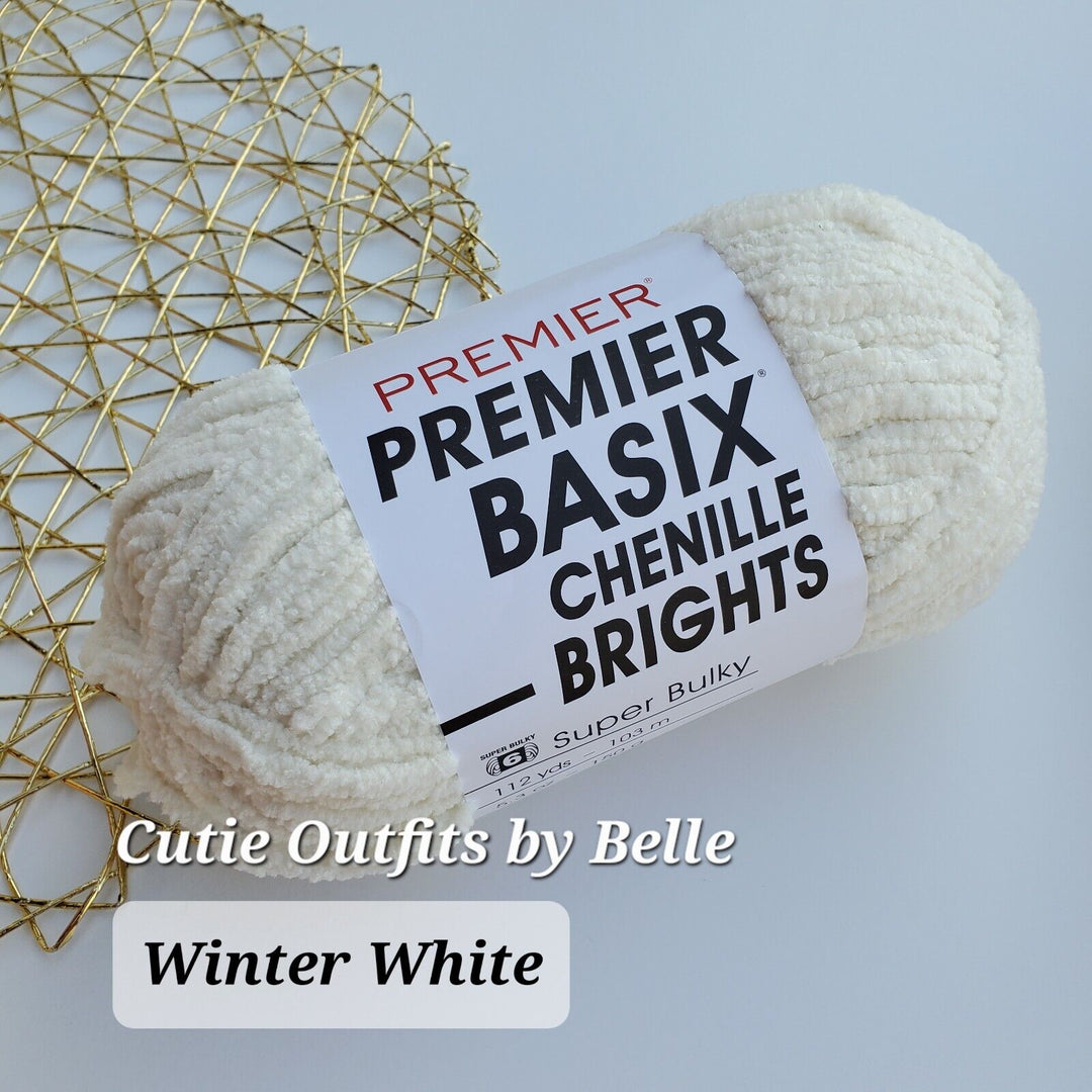 Premier BASIX Chenille Brights 5.3oz/150g, Yarn for Plushies