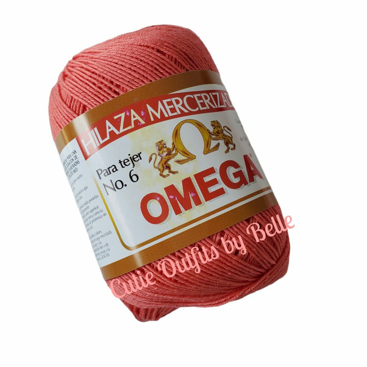 Omega No.6 70grs, Crochet Thread Soft 100% Mercerized Cotton Yarn, Omega Hilazas