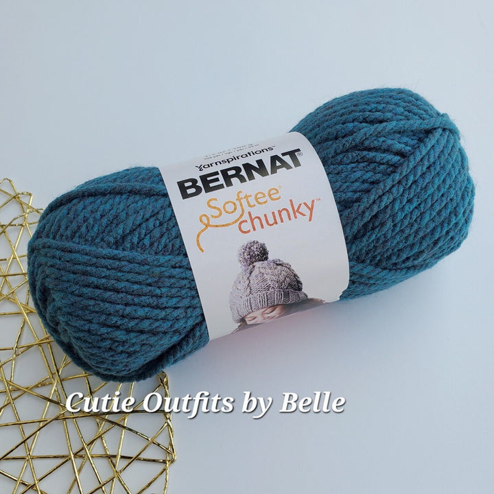 Bernat Softee Chunky Yarn,  3.5oz Bulky #6 Yarn, Choose Color