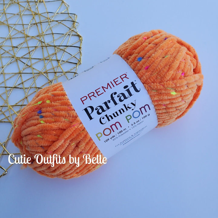 Premier Parfait Chunky POM POM Yarn, Pom Pom Parfait Yarn