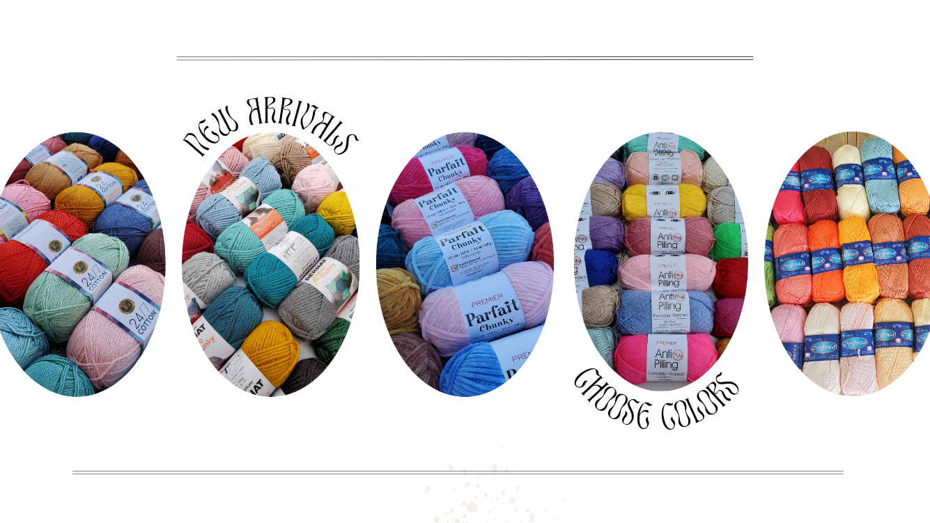 Premier parfait chunky, bernat yarn, lion brand yarn, sinfonia yarn, omega yarns